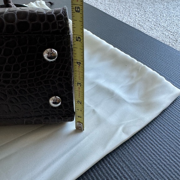 Michael Kors crocodile embossed leather satchel - Picture 10 of 10